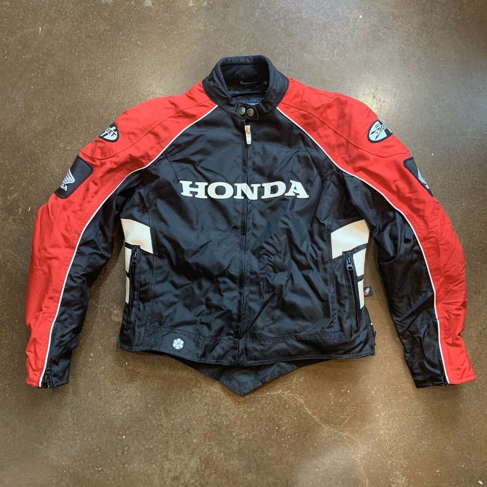 JOE ROCKET Honda Racing Mesh Motorcycle Jacket Red